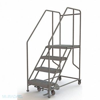 TRI-ARC Rolling Work Platform Steel 4 Steps, 29RJ62