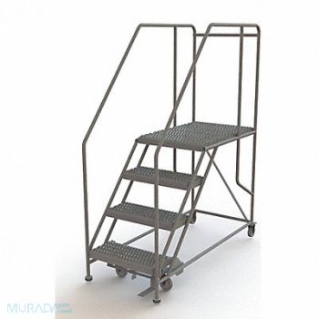 TRI-ARC Rolling Work Platform Steel 4 Steps, 29RJ66