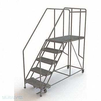 TRI-ARC Rolling Work Platform Steel 5 Steps, 29RJ71