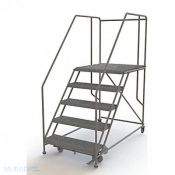 TRI-ARC Rolling Work Platform Steel 5 Steps, 29RJ75