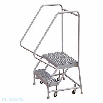 TRI-ARC Rolling Ladder 2 Steps Serrated Tread, 29RJ86