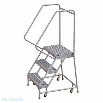 TRI-ARC Rolling Ladder 3 Steps Serrated Tread, 29RJ87