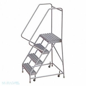 TRI-ARC Rolling Ladder 4 Steps Serrated Tread, 29RJ88