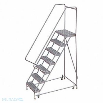 TRI-ARC Rolling Ladder 7 Steps Serrated Tread, 29RJ91