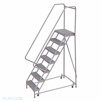 TRI-ARC Rolling Ladder 7 Steps Serrated Tread, 29RJ97