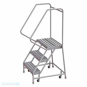 TRI-ARC Rolling Ladder 3 Steps Serrated Tread, 29RK07