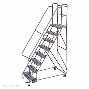 TRI-ARC Rolling Ladder 8 Steps Serrated Tread, 29RK18