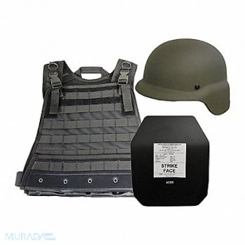 UNITED SHIELD Active Shooter Kit Level III XL OD Gr, 29RM73