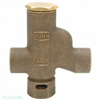 ZURN Trap Primer Bronze Pipe Dia 1/2 in., 29RP59