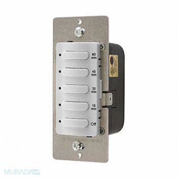 HUBBELL WIRING DEVICE-KELLEMS Timer Electronic 120/277V White, 29RW90