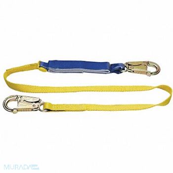 WERNER Decoil Lanyard Dcell Shock Pack 1i 6ft, 29TF78