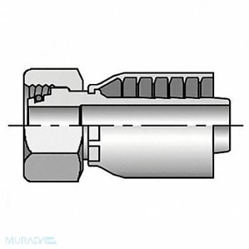 PARKER Crimp Fitting 1-1/4 I.D. F Metric, 29TK15