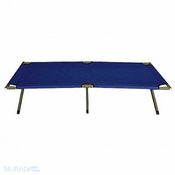 GRAINGER APPROVED Kwik Folding Cot Blue 225 lb Capacity, 29TM93