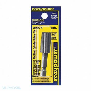 EAZYPOWER Rotary File Cylinder 1/2 Shank Dia, 29UH81