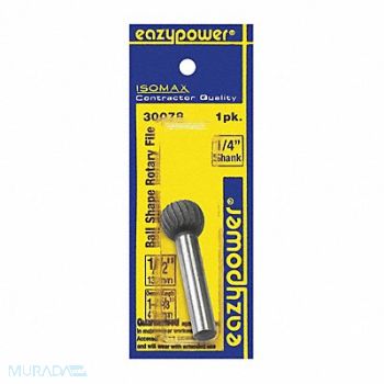 EAZYPOWER Rotary File Ball 1/2 Shank Dia, 29UH85