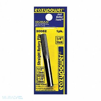 EAZYPOWER Rotary File Straight 1/2 Shank Dia, 29UH89