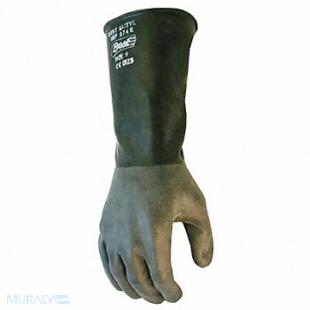 SHOWA K2844 Chemical Resistant Gloves Butyl 2XL PR, 191P10