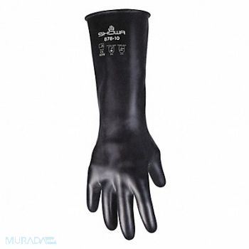 SHOWA K2537 Chemical Resistant Gloves Butyl XL PR, 29UR14