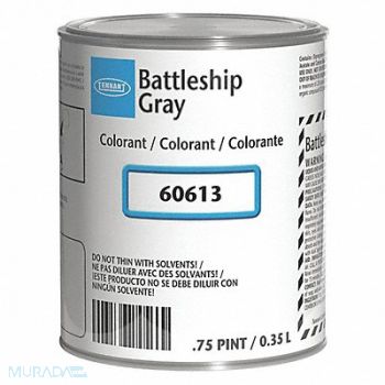 TENNANT Paint Colorant Gray 1 pt, 29UR49
