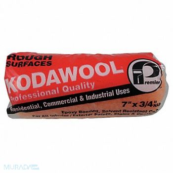 PREMIER Roller Cover 7 L 3/4 Nap Polyester/Wool, 29UT23