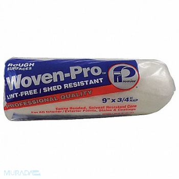 PREMIER Paint Roller Cover 9 L 3/4 Nap Woven, 29UT26