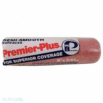 PREMIER Paint Roller Cover 9 L 3/8 Nap Polyester, 29UT29