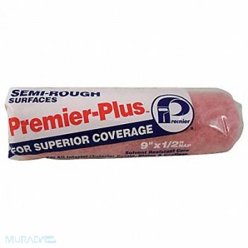 PREMIER Paint Roller Cover 9 L 1/2 Nap Polyester, 29UT30