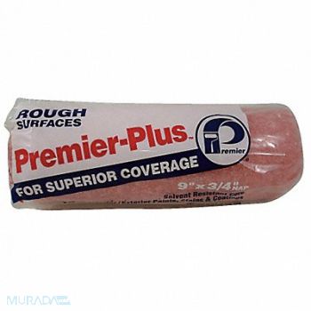 PREMIER Paint Roller Cover 9 L 3/4 Nap Polyester, 29UT31