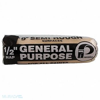 PREMIER Paint Roller Cover 9 L 1/2 Nap Polyester, 29UT36