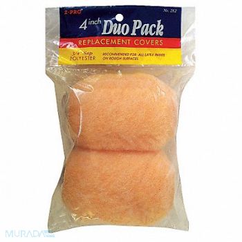 PREMIER Roller Cover 4 L 3/4 Nap Polyester PK2, 29UT55
