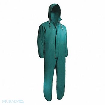 ONGUARD Rain Coverall Unrated Green XL, 33VN71