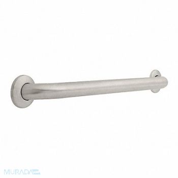 FRANKLIN BRASS Grab Bar SS Unfinished 24 in L, 29WJ19