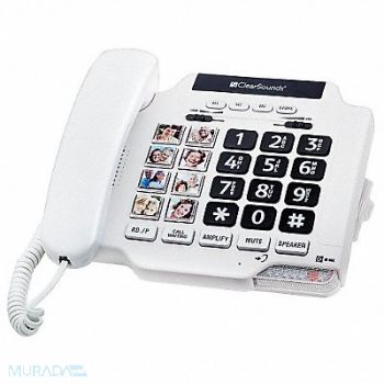 CLEARSOUNDS Telephone Corded White, 29WJ83