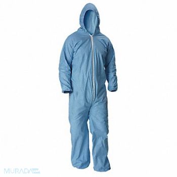 LAKELAND Hooded Coverall Elastic Blue 5XL, 29WT80