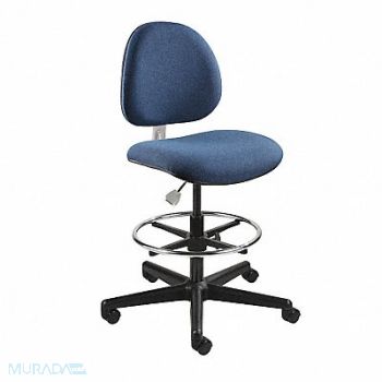 BEVCO ESD Task Chair Fabric Navy, 29WU86