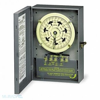 INTERMATIC Electromechanical Timer 7 Day 4 Poles, 2E214