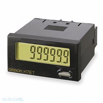 OMRON Hour Meter 24VDC Plastic 7 Digits, 6C856