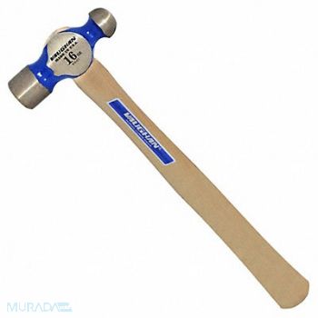 VAUGHAN Ball Pein Hammer 16 Oz 1 1/4 Head Dia, 2A634