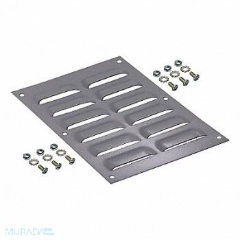 WIEGMANN Louver Plate Kit 7.87 in Hx7.5 in W, 2AAR8