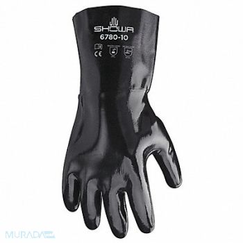 SHOWA H0559 Chemical Resistant Glove 12 L Sz 10 PR, 2AF29