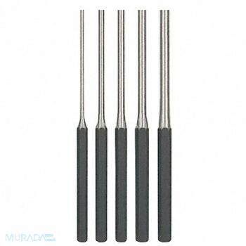 WESTWARD Drive Pin Punch Set 1/8 To 3/8 In 5 Pcs, 2AJB1
