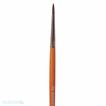 WOOSTER Paint Brush #2 Artist Camel Hair Soft, 2AJP4