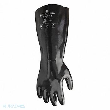 SHOWA H0559 Chemical Resistant Glove 17 L Sz 10 PR, 2AN06