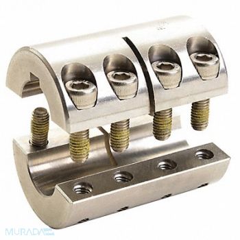 RULAND MANUFACTURING Rigid Shaft Coupling Clamp 45mm L, 2ANG9