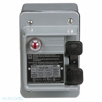 SQUARE D Manual Motor Switch NEMA 600VAC 3P M-0, 2BW03
