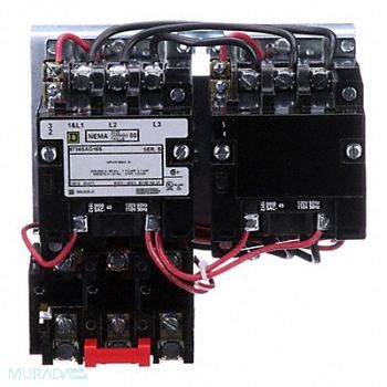 SQUARE D Magnetic Motor Starter NEMA 120V 3P 9A, 2BX80