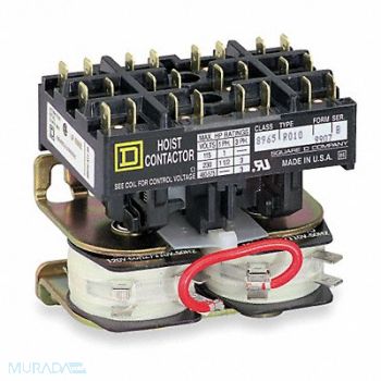 SQUARE D Hoist Contactor 24VAC w/Jumper Straps 3P, 2CG15