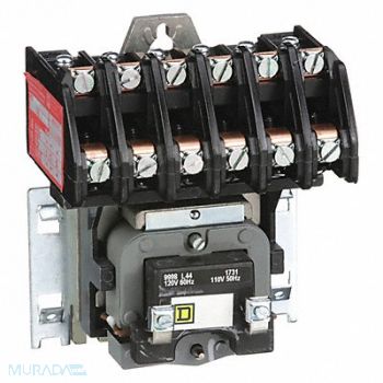 SQUARE D H5204 Lighting Contactr 6P 120V Open ElecHeld, 2CG67