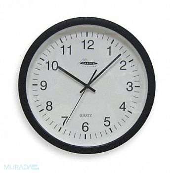 GRAINGER APPROVED Wall Clock Analog Battery, 2CHZ4