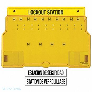 MASTER LOCK Lockout Station Unfilled 15-1/2 In H, 2CJK5